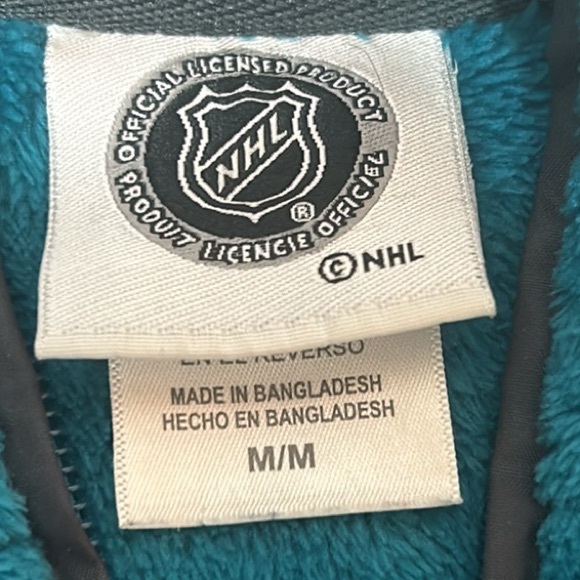 San Jose Sharks NHL Soft 1/4 Zip Pullover - Picture 3 of 9
